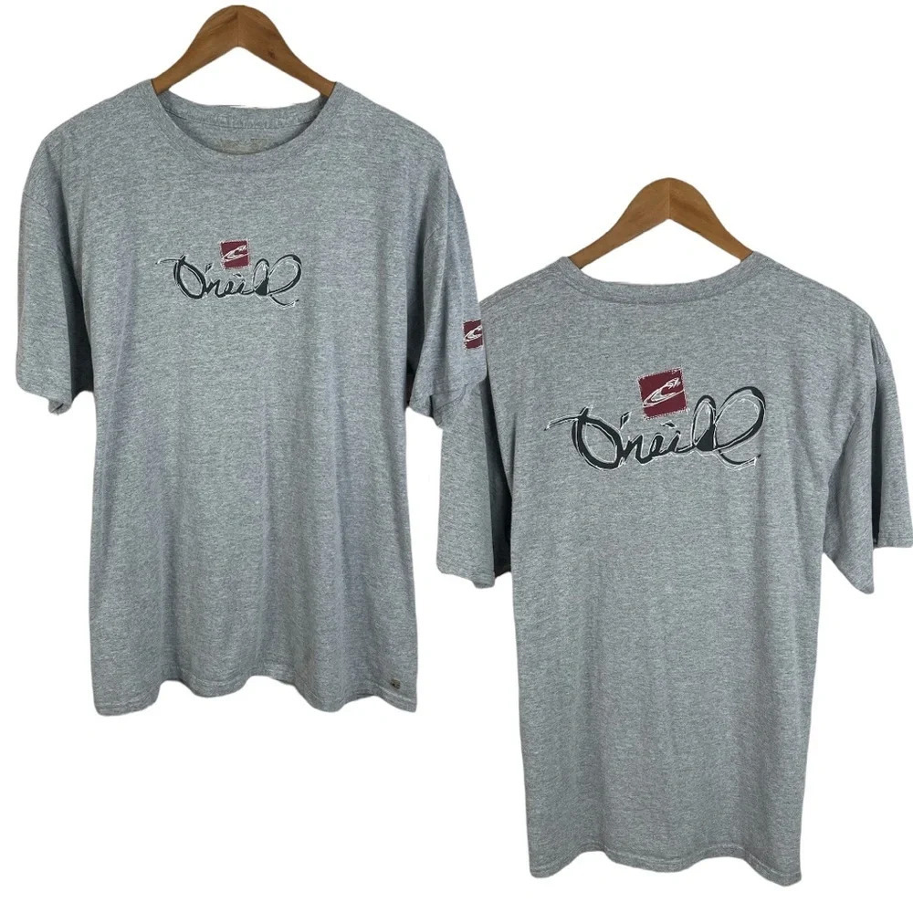 Ts714 Mens Oneill Surfing Brand Graphic Logo Crew T Shirt Xl